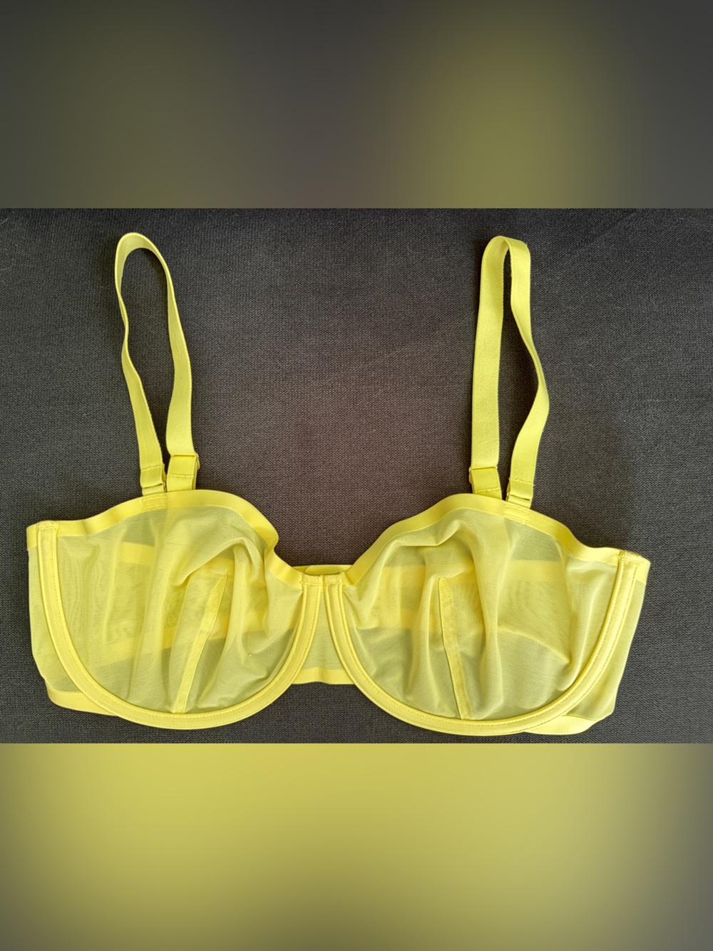 CUUP - THE BALCONETTE MESH BRA - Yellow 36E